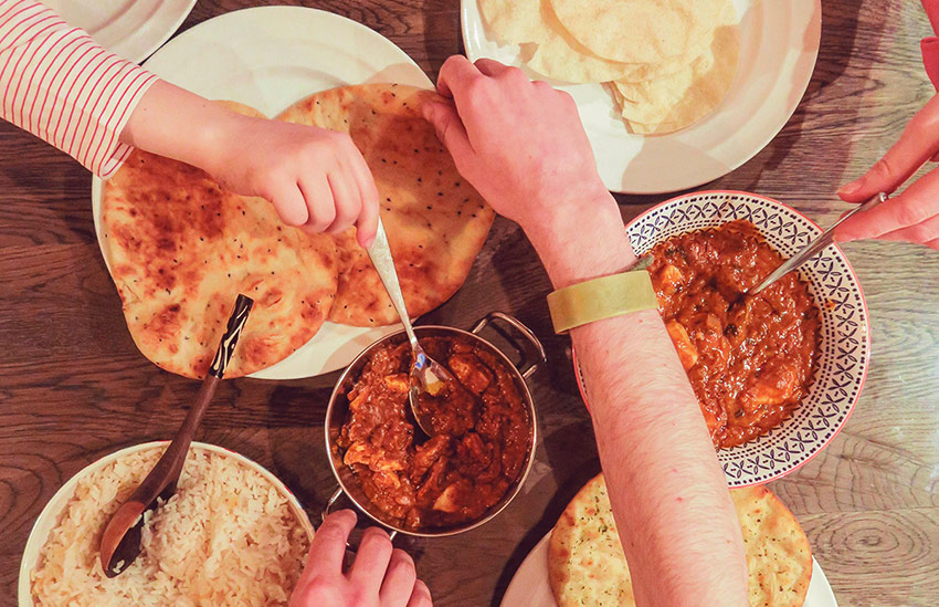 Sharing naans