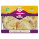 Flame Baked Mini Plain Naans