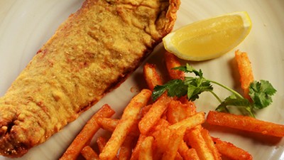 Spicy fish and Masala chips