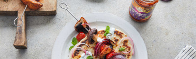 Tandoori Veggie Skewers with Homemade Flatbreads | Patak's Indian curry products and recipes