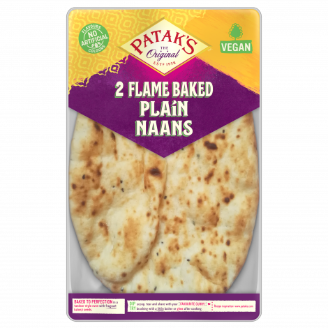 Flame Baked Plain Naans